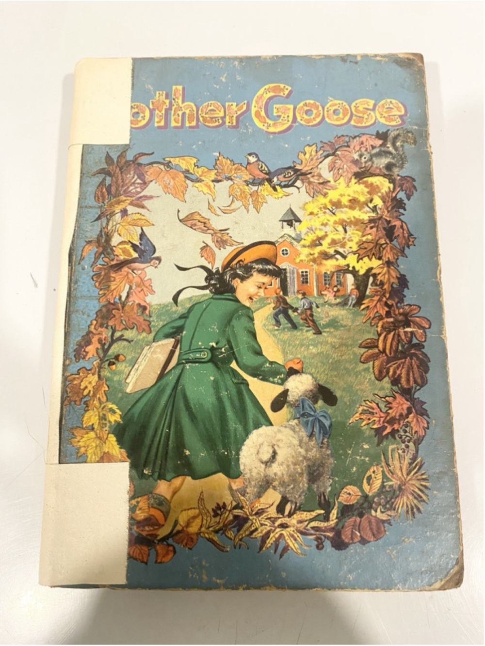 Vintage 1953 Whitman Mother Goose Nursery Rhymes Hilda Miloche Wilma Kane